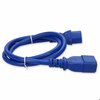 Add-On Addon 8Ft C14 To C13 14Awg 100-250V Blue Power Extension Cable ADD-C132C1414AWG8FTBE